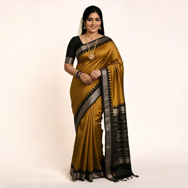 Weaver_Store_Woven_Banarasi_Art_Silk_Saree_(Mustard)