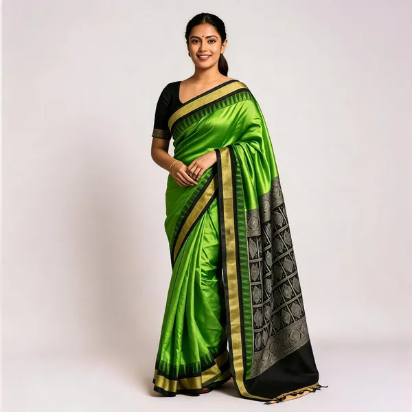 Weaver_Store_Woven_Banarasi_Art_Silk_Saree_(Green)