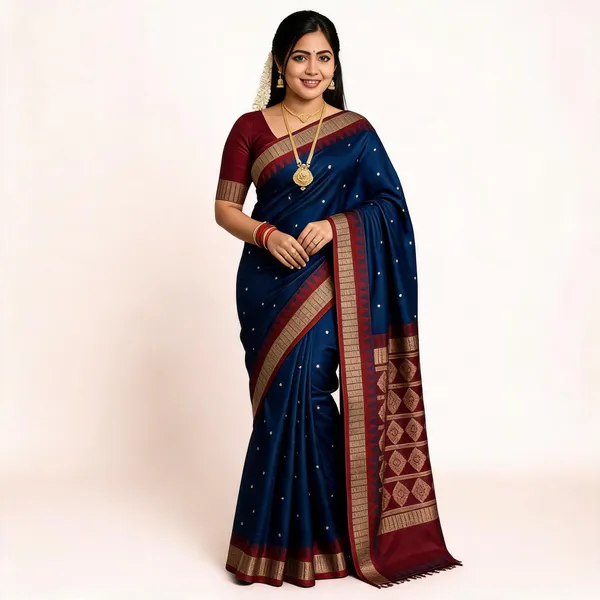 Weaver_Store_Printed_Banarasi_Art_Silk_Saree_(Blue)