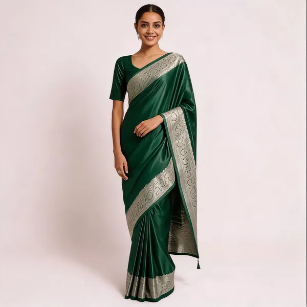 Weaver_Store_Woven_Banarasi_Art_Silk_Saree_(Green)