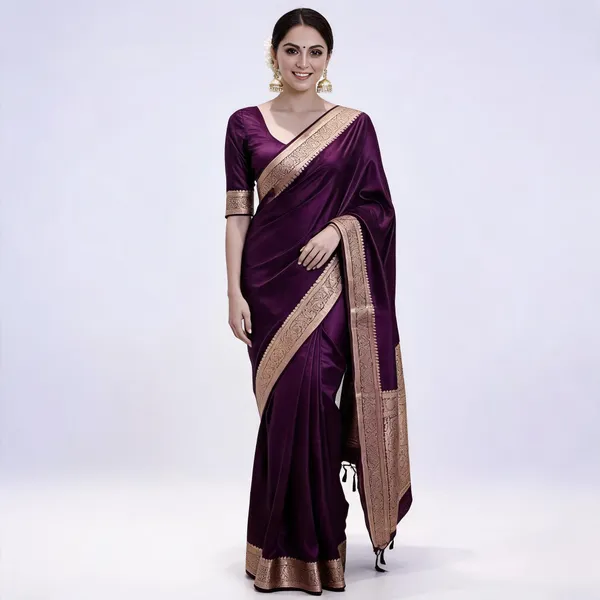 Weaver_Store_Woven_Banarasi_Art_Silk_Saree_(Purple)