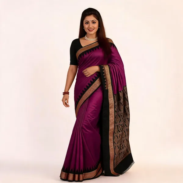 Weaver_Store_Woven_Banarasi_Art_Silk_Saree_(Magenta)