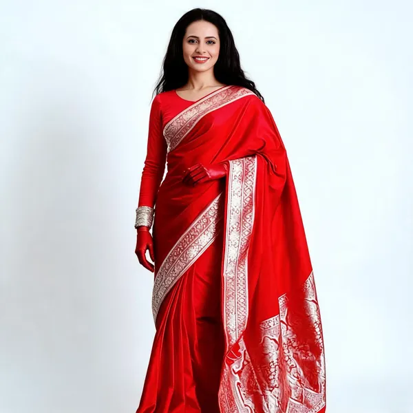 Weaver_Store_Woven_Banarasi_Art_Silk_Saree_(Red)
