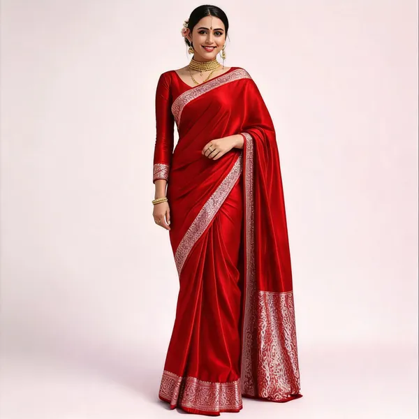 Weaver_Store_Woven_Banarasi_Art_Silk_Saree_(Red)