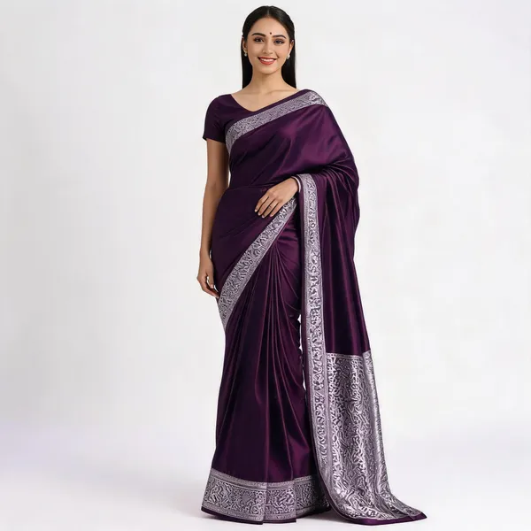 Weaver_Store_Woven_Banarasi_Art_Silk_Saree_(Purple)