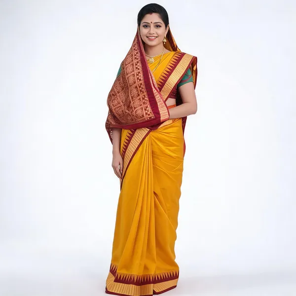 Weaver_Store_Printed_Banarasi_Art_Silk_Saree_(Yellow)