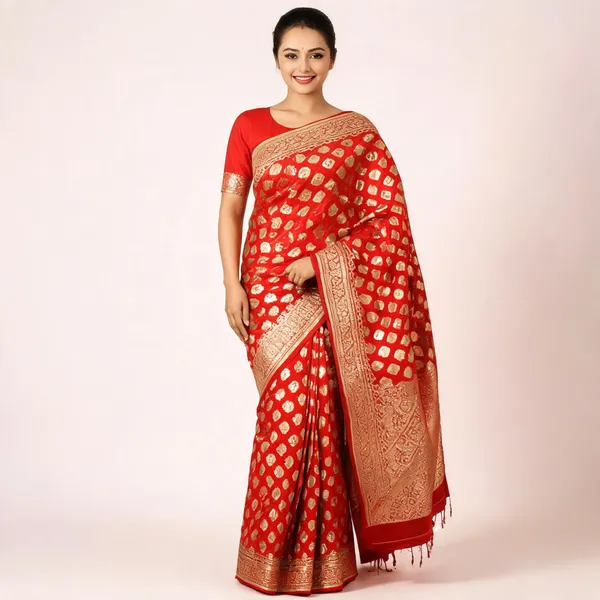 Weaver_Store_Woven_Banarasi_Art_Silk_Saree_(Red)