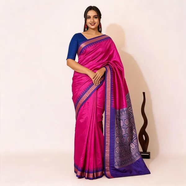 Weaver_Store_Woven_Banarasi_Art_Silk_Saree_(Pink)