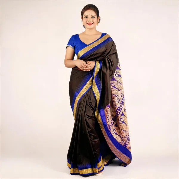 Weaver_Store_Woven_Banarasi_Art_Silk_Saree_(Black)