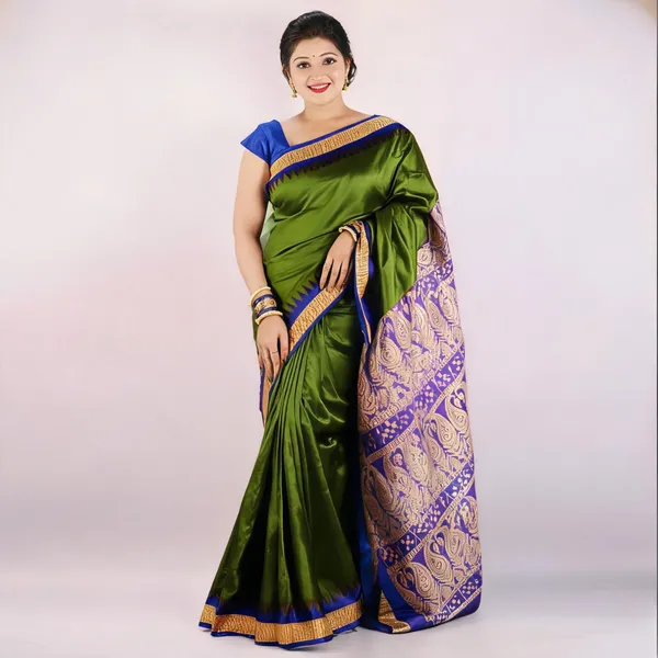 Weaver_Store_Printed_Banarasi_Art_Silk_Saree_(Green)