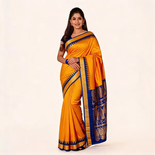 Weaver_Store_Woven_Banarasi_Art_Silk_Saree_(Mustard)