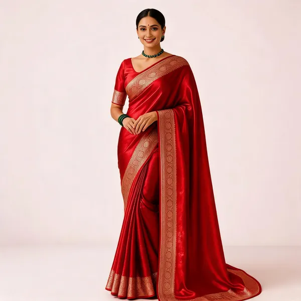 Weaver_Store_Woven_Banarasi_Art_Silk_Saree_(Red)