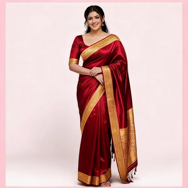 Weaver_Store_Woven_Banarasi_Art_Silk_Saree_(Red)
