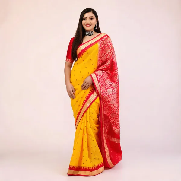Weaver_Store_Woven_Banarasi_Art_Silk_Saree_(Yellow)