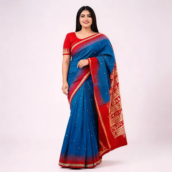 Weaver_Store_Woven_Banarasi_Art_Silk_Saree_(Blue)