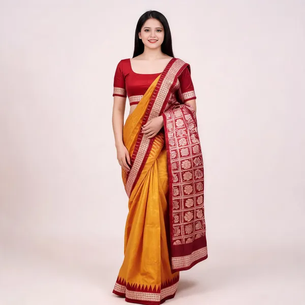 Weaver_Store_Woven_Banarasi_Art_Silk_Saree_(Mustard)