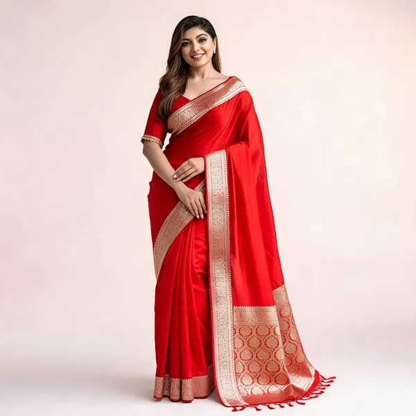 Weaver_Store_Woven_Banarasi_Art_Silk_Saree_(Red)