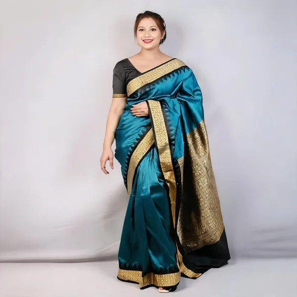 Weaver_Store_Woven_Banarasi_Art_Silk_Saree_(Green)