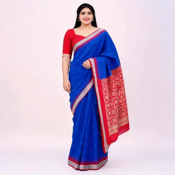 Weaver_Store_Woven_Banarasi_Art_Silk_Saree_(Blue)