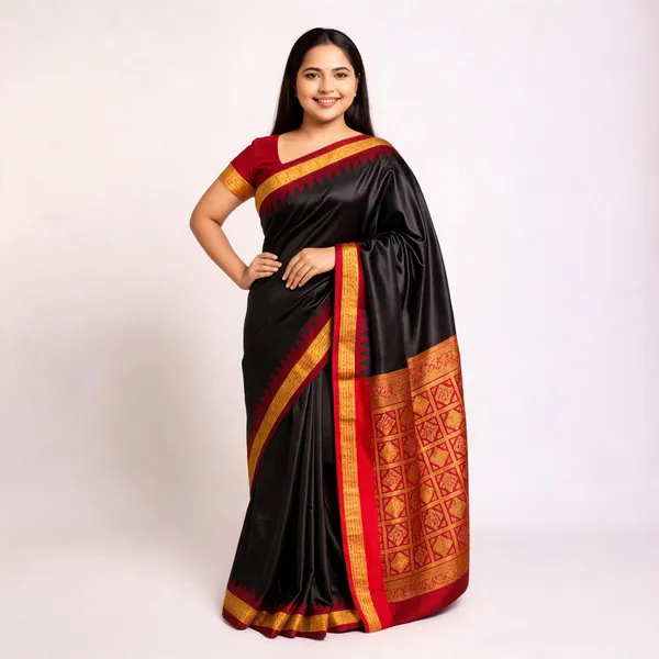 Weaver_Store_Woven_Banarasi_Art_Silk_Saree_(Black)