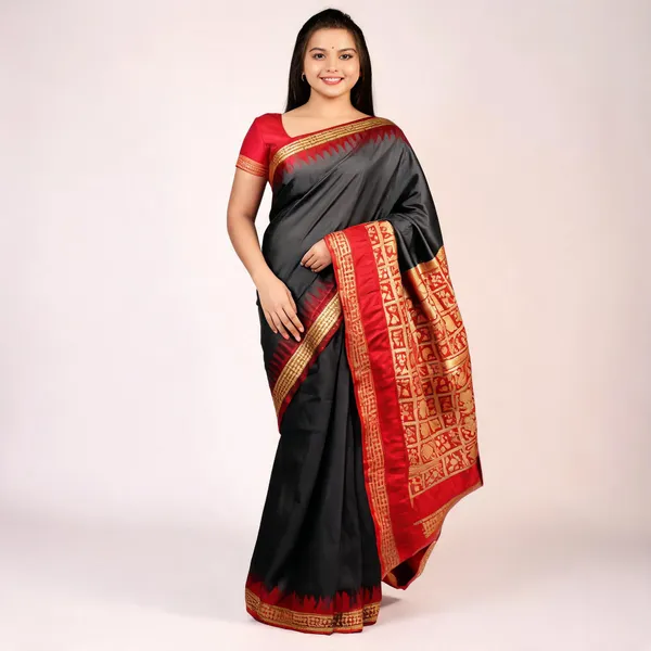 Weaver_Store_Woven_Banarasi_Art_Silk_Saree_(Black)
