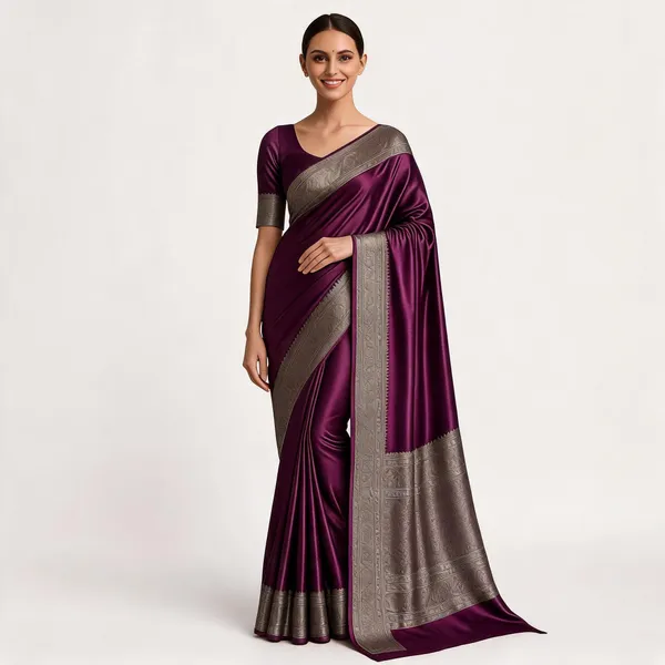 Weaver_Store_Printed_Banarasi_Art_Silk_Saree_(Purple)