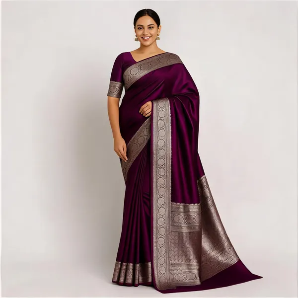 Weaver_Store_Woven_Banarasi_Art_Silk_Saree_(Purple)