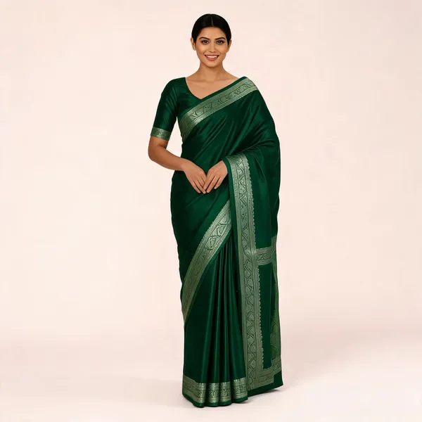 Weaver_Store_Woven_Banarasi_Art_Silk_Saree_(Green)