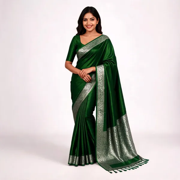 Weaver_Store_Woven_Banarasi_Art_Silk_Saree_(Green)