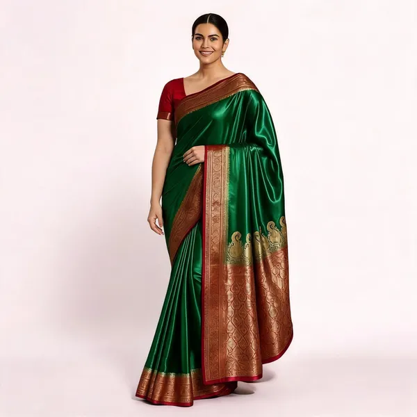 Weaver_Store_Woven_Banarasi_Art_Silk_Saree_(Green)