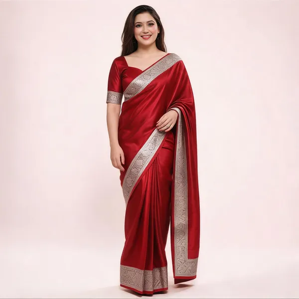 Weaver_Store_Woven_Banarasi_Art_Silk_Saree_(Red)