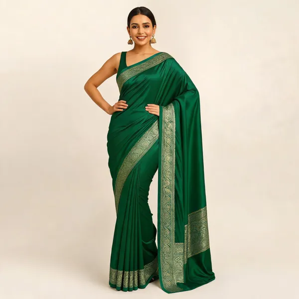 Weaver_Store_Woven_Banarasi_Art_Silk_Saree_(Green)