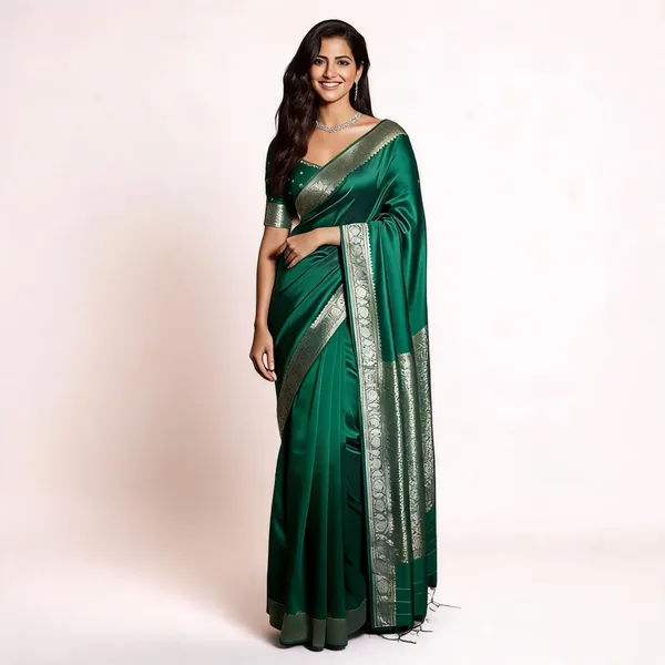 Weaver_Store_Woven_Banarasi_Art_Silk_Saree_(Green)