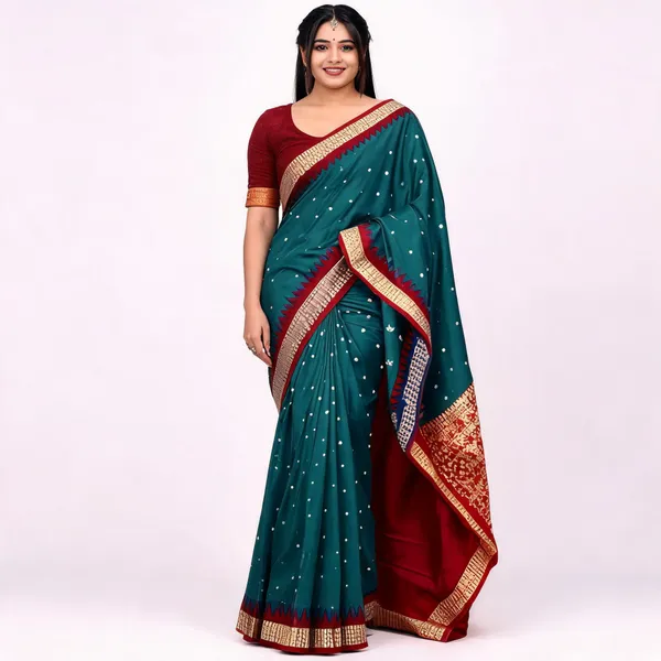 Weaver_Store_Woven_Banarasi_Art_Silk_Saree_(Green)