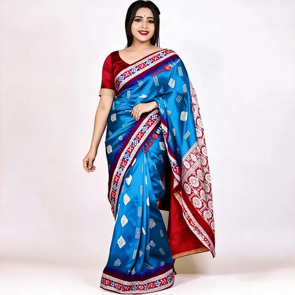Weaver_Store_Woven_Banarasi_Art_Silk_Saree_(Blue)