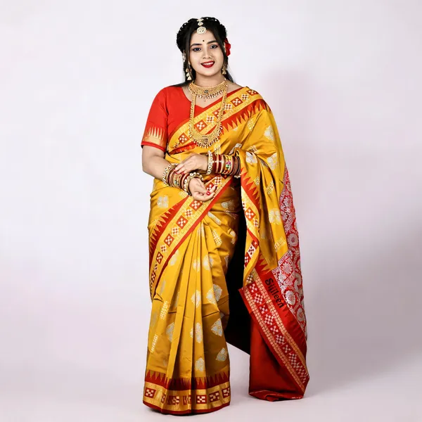 Weaver_Store_Woven_Banarasi_Art_Silk_Saree_(Mustard)