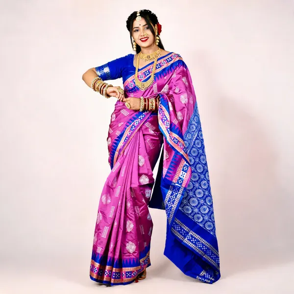 Weaver_Store_Woven_Banarasi_Art_Silk_Saree_(Pink)