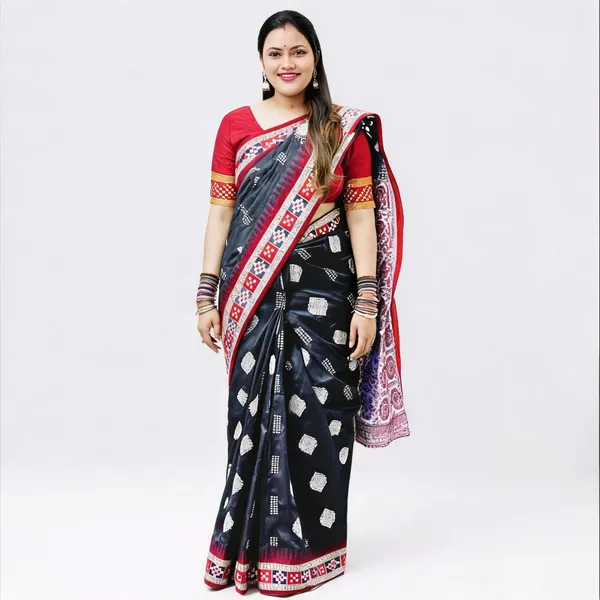 Weaver_Store_Printed_Banarasi_Art_Silk_Saree_(Black)