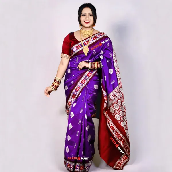 Weaver_Store_Woven_Banarasi_Art_Silk_Saree_(Purple)