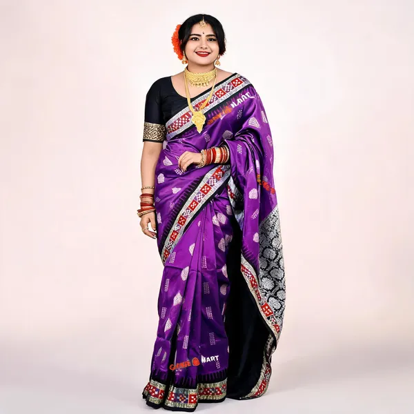 Weaver_Store_Woven_Banarasi_Art_Silk_Saree_(Purple)
