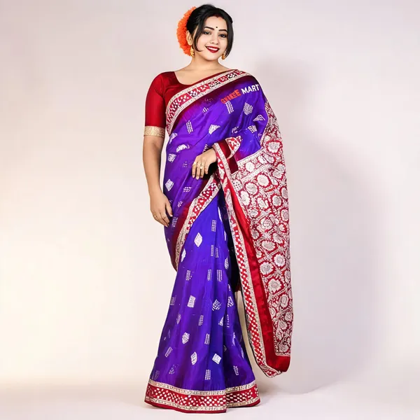 Weaver_Store_Woven_Banarasi_Art_Silk_Saree_(Blue)