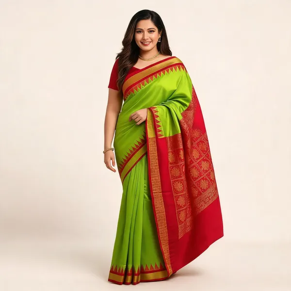 Weaver_Store_Woven_Banarasi_Art_Silk_Saree_(Green)