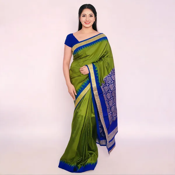 Weaver_Store_Woven_Banarasi_Art_Silk_Saree_(Green)