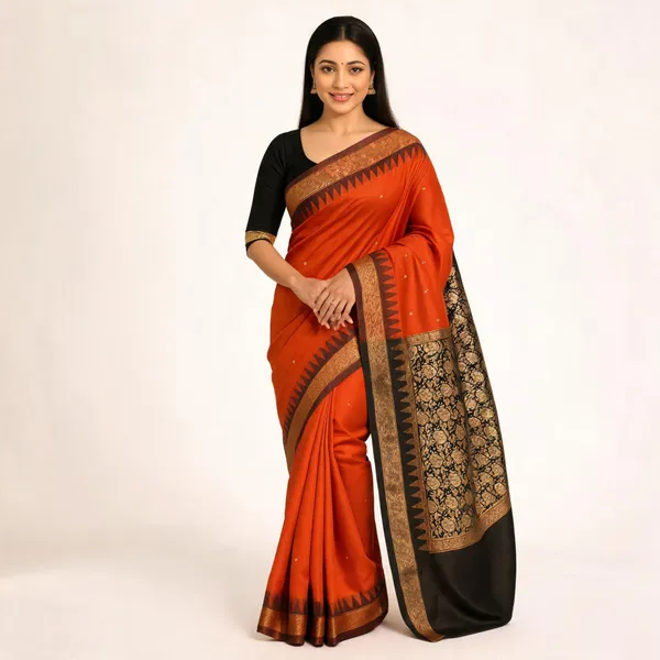 Weaver_Store_Woven_Banarasi_Art_Silk_Saree_(Orange)