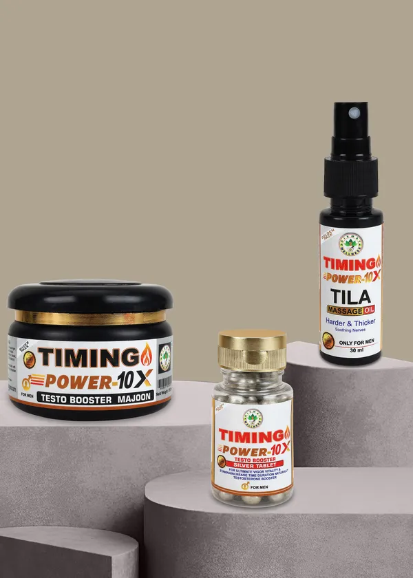 Timing_Power-10X_Oil_Tablet_And_Majoon_Set_Pack_Of_3