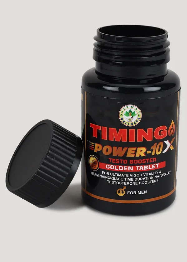 Timing_Power-10X_Testo_Booster_Golden_Tablets_for_Men