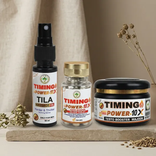 Timing_Power-10X_Oil_Tablet_And_Majoon_Set_Pack_Of_3