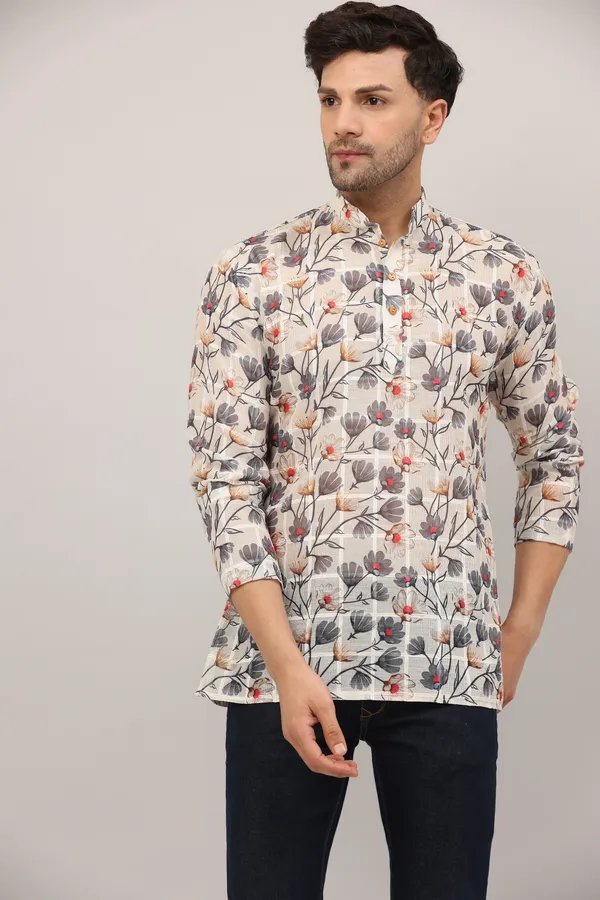 Cream_Kurta