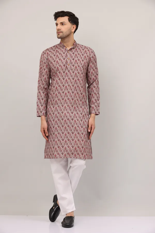 Maroon_Long_Kurta