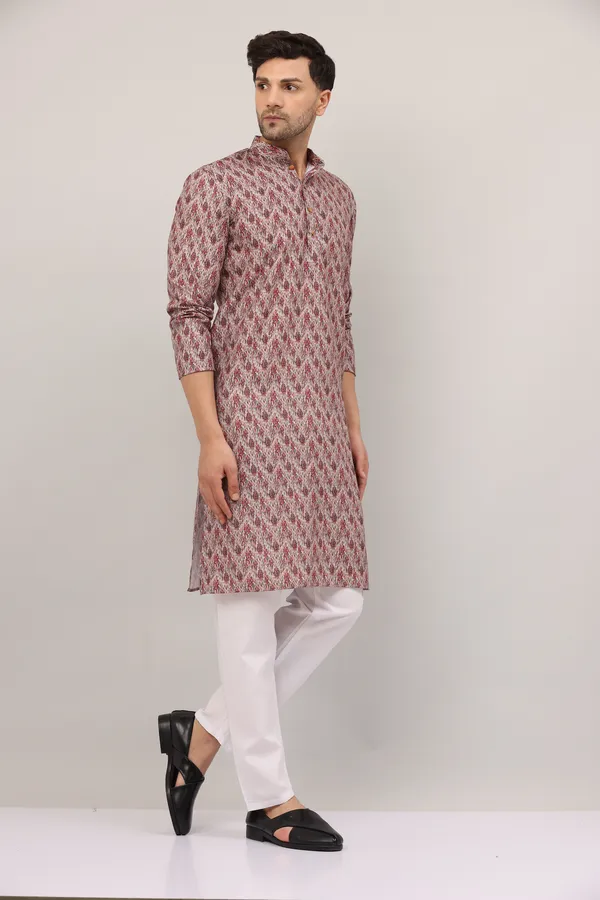 Maroon_Long_Kurta